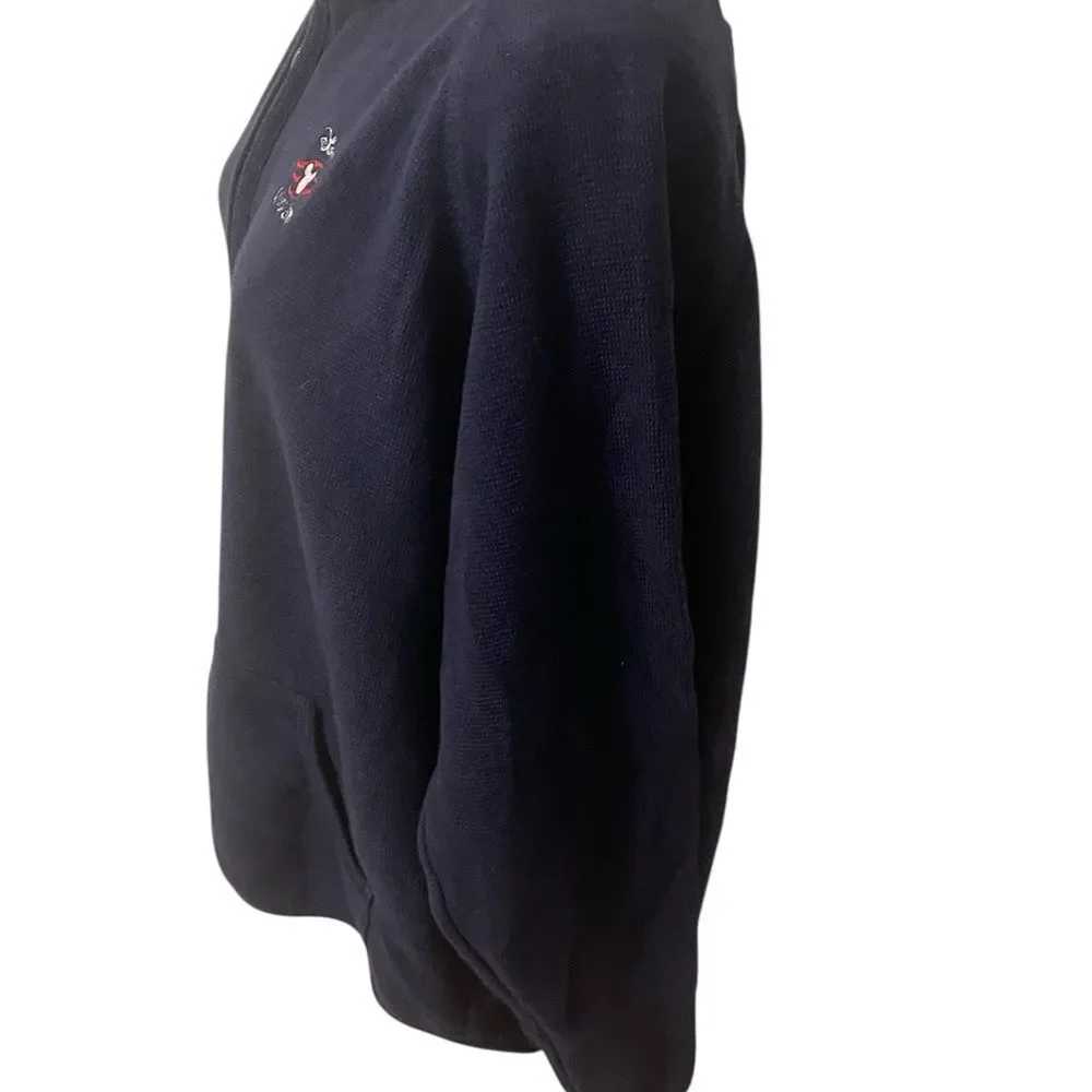 Disney Cruise Line Jacket Blue Embroidered Size Medium
